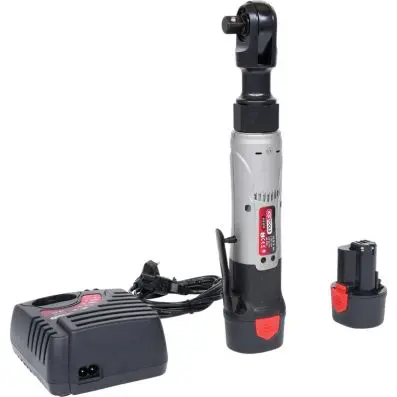 1/2'' Cordless reversible ratchet, 62Nm, 180 r.p.m. 10,8V, with 2 batteries and 1 