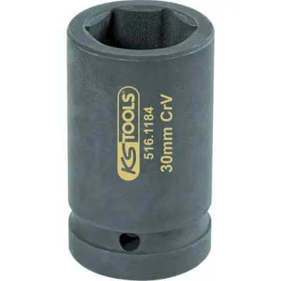 1" Socket, hexagonal 30 mm 