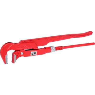 Pipe wrench 90° angled, 1" 