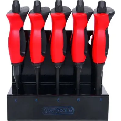 Punch set with hand protection grip,5 pc s 