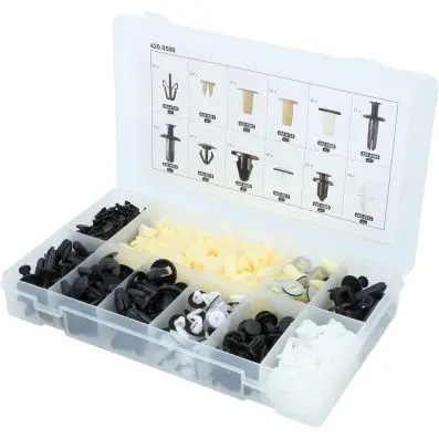 Trim Clips Assortment-Mitsubishi, 370 pc s 