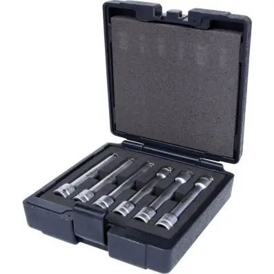 1/2" Torx E Socket set, 6 pcs, E10-E20 