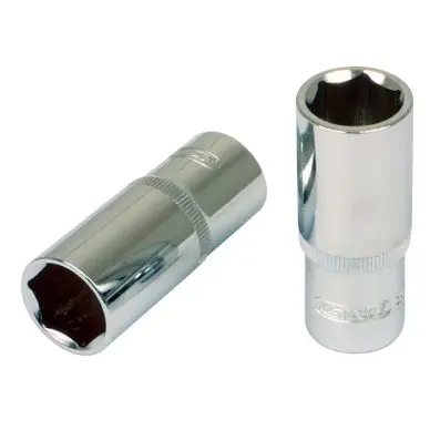 1/2" CHROMEplus Hexagonal socket, deep, 11/16" 