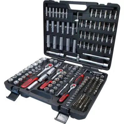 1/4" + 3/8" + 1/2" Socket set, 195 pcs 