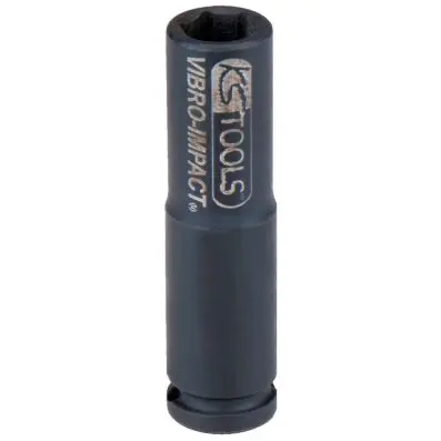Long impact socket, 1/4",10mm 