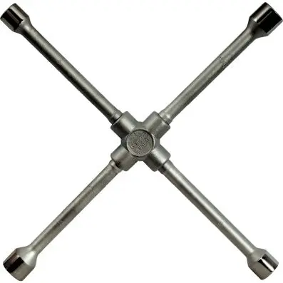 Wheel spanner for passenger cars, 13/16" x17x19x22mm 