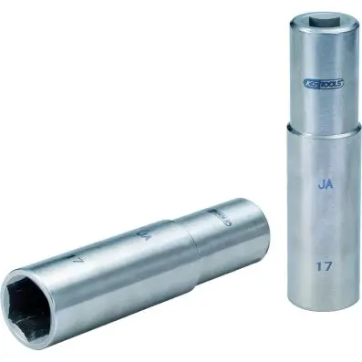 TITANplus 3/8" Hexagonal socket, 17mm, l ong 