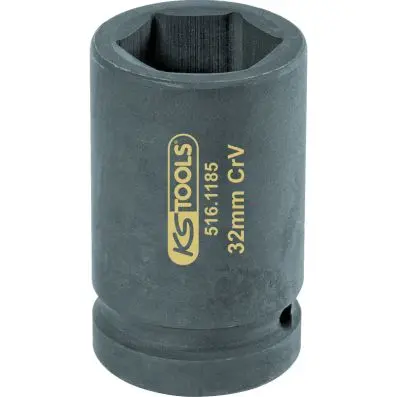 1" Socket, hexagonal 32 mm 