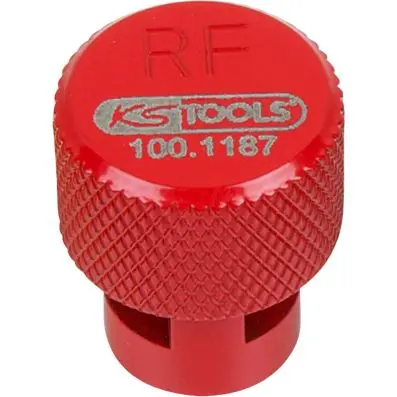 TPMS tyre bleeder, red, front right 