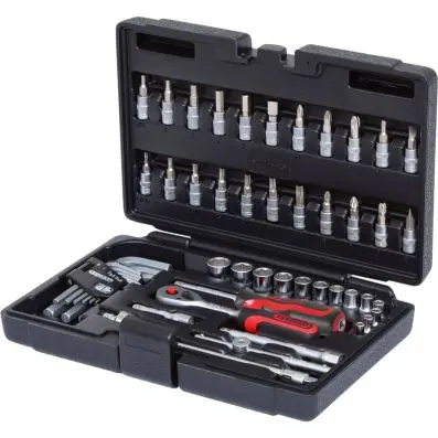 1/4" Socket set, 51 pcs 