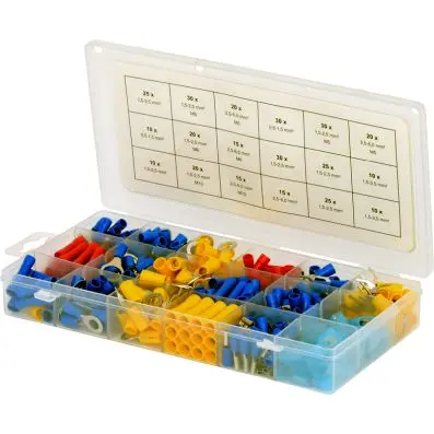 Crimp connectors assortment, 360 pcs 