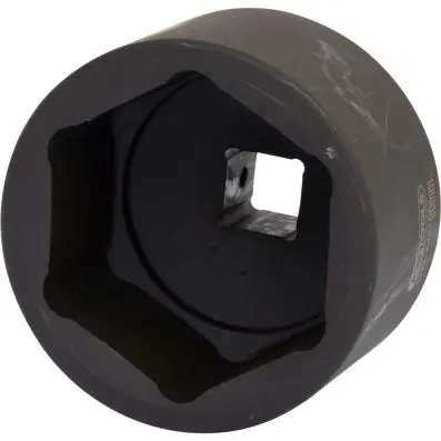 Hexagon impact socket, short, 1", 90mm 