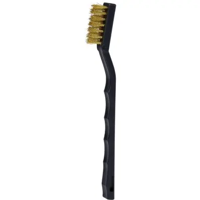 Brass wire spark plug wire brush 2 rowed , 170mm 