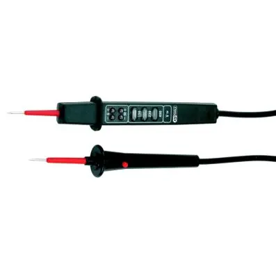 Polarity and tension tester with protect ive insulation 6-400 V 