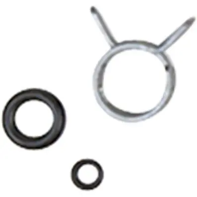 Hose clamp with replacement washer 