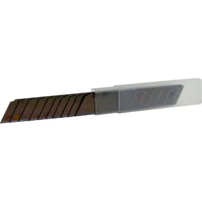 Snap off blades 0,5x18x100 mm, dispenser with 10 pieces 