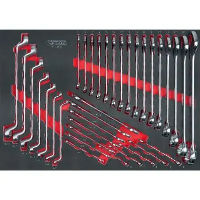 SCS wrench set, 35 pcs, 1/1 system inser t 