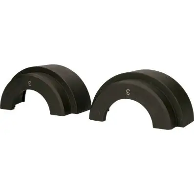 Pair of bearing brushes Ø 130 mm 
