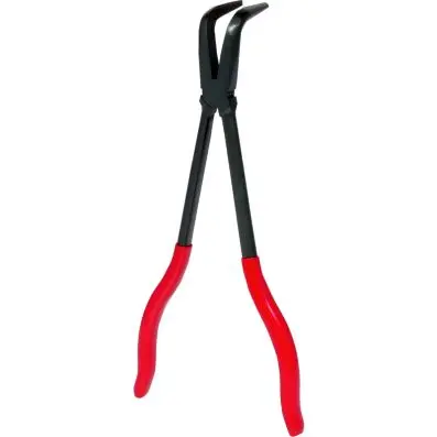 Telephone pliers 90° curved, extra long, 270mm 