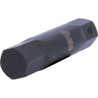 Impact bit socket hex adaptor, 107mm, 22 mm 