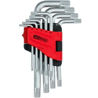 RIBE® Key wrench set, short, 9 pcs 