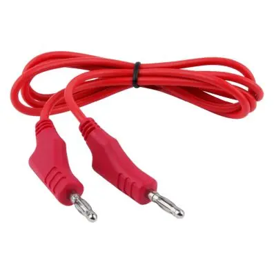 Measuring line extension with double plu g and additional socket 1,100 mm (red) 