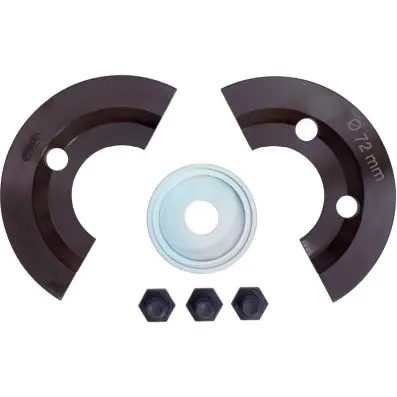 Half shell coupling supplement set,Ø70mm ,6 pcs 