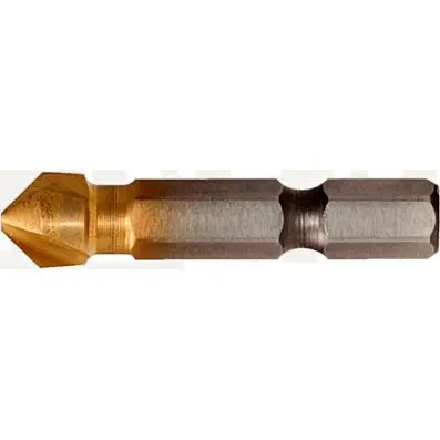 1/4" HSSTIN Cone and deburrer bit,90°,12 ,4mm 