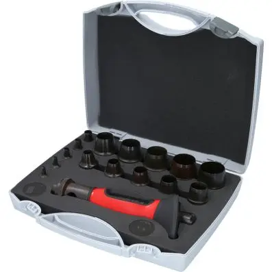 Hole punch set, 16 pcs, 3-30mm 