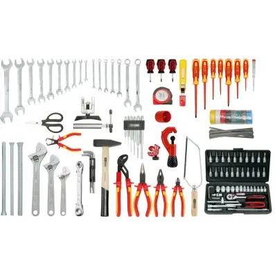 Sanitary tool kit, 129 pcs 