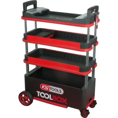 TOOLBOX Tool carriage / assembly trolley , collapsible and lockable 