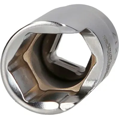 3/8" special angled pipe connector socke t, 17 mm 