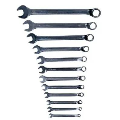Combination spanners set, offset, 12 pcs 6-22mm 
