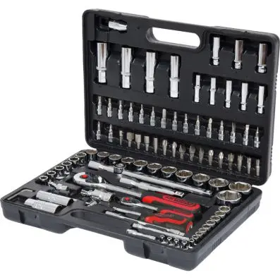 1/4"+1/2" CHROMEplus Socket set, 94 pcs 