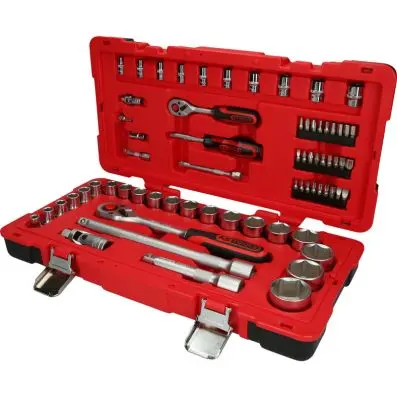 1/4"+1/2" Socket set, 68 pcs 