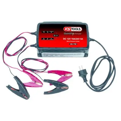 12V + 24V SMARTcharger Dual high frequen cy battery charger 10A/5A 