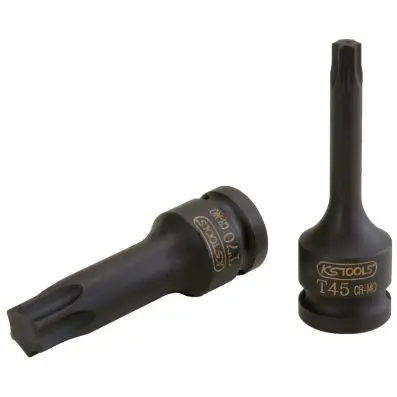 1/2" Impact socket for Torx screws, long , T70 