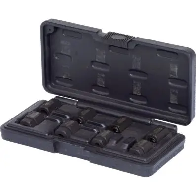 Stud bolt extraction and insertion tool set, 12 pcs 