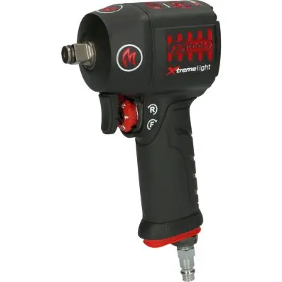 1/2" miniMONSTER Xtremelight High Perfor mance Pneumatic impact wrench 1.390 Nm 