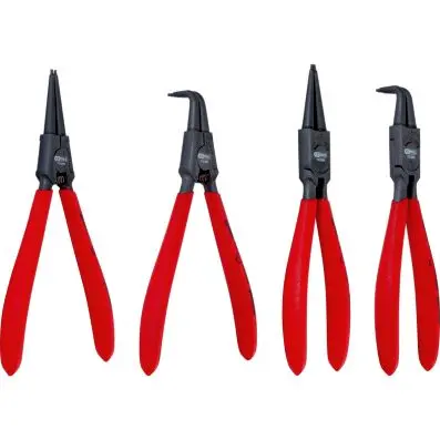 Circlip pliers set, 19-60 mm, 4 pcs 