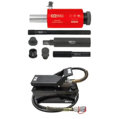 Hydraulic unit 16-tonnes, with air hydra ulic pump, 13 pcs 