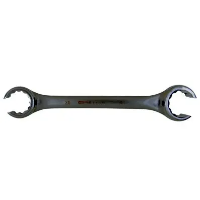 Open double ring spanner, offset, 36x41m m 