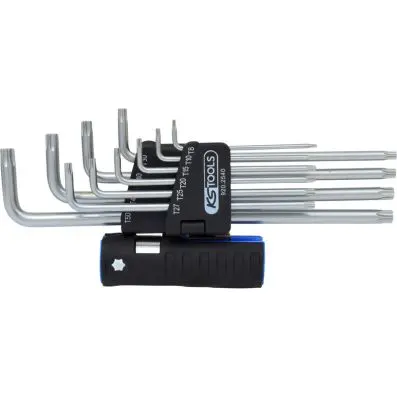 3 in 1 Torx key wrench set,10 pcs extra long 