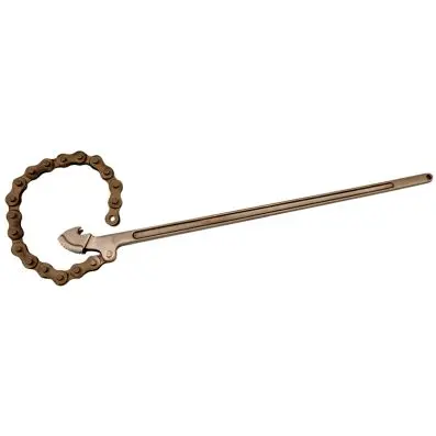 BRONZEplus Chain pipe wrench light versi on Ø max. 100 mm 