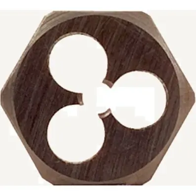 HSS hexagon die MF, M10x0,75 