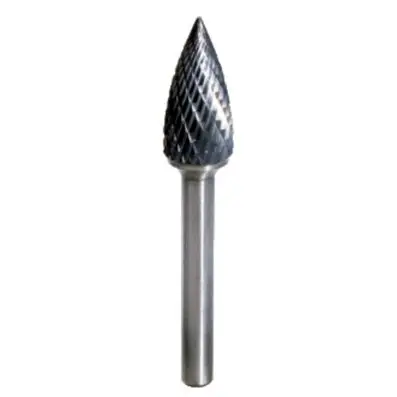 Hard metal pointed arch rotary burr form G, 12mm 