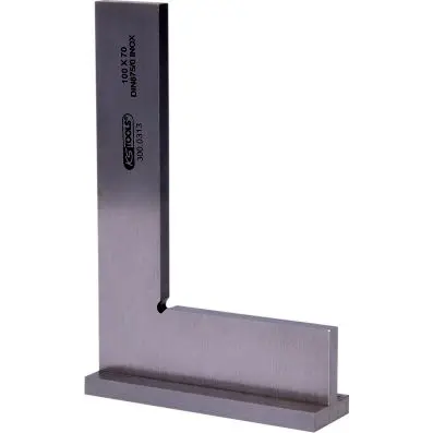 Square with stock DIN 875/0, 100mm 