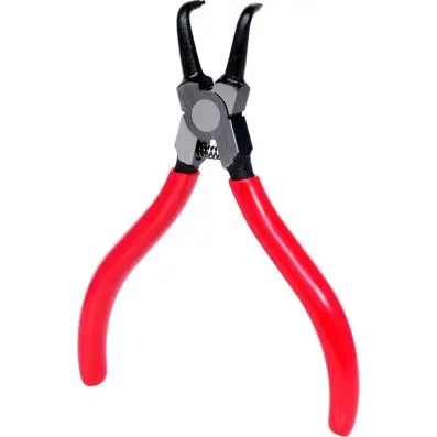 Circlip pliers for internal circlips, an gled, 130mm 