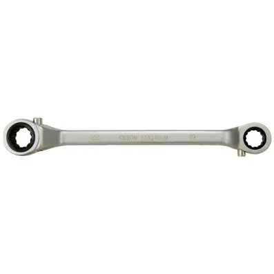 Ratchet ring spanner, reversing, 15x6mm 