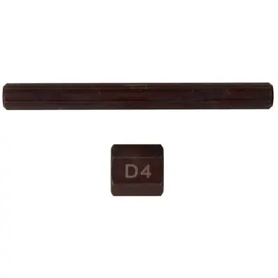 Extractor pin and nut, size 4 